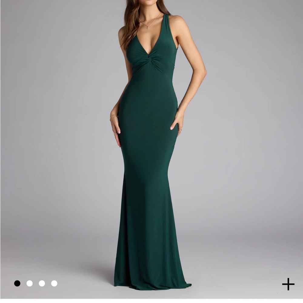 Windsor Deep Green Maxi Dress